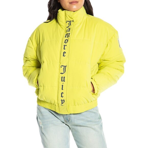 Monogram Puffer JacketLime Medium